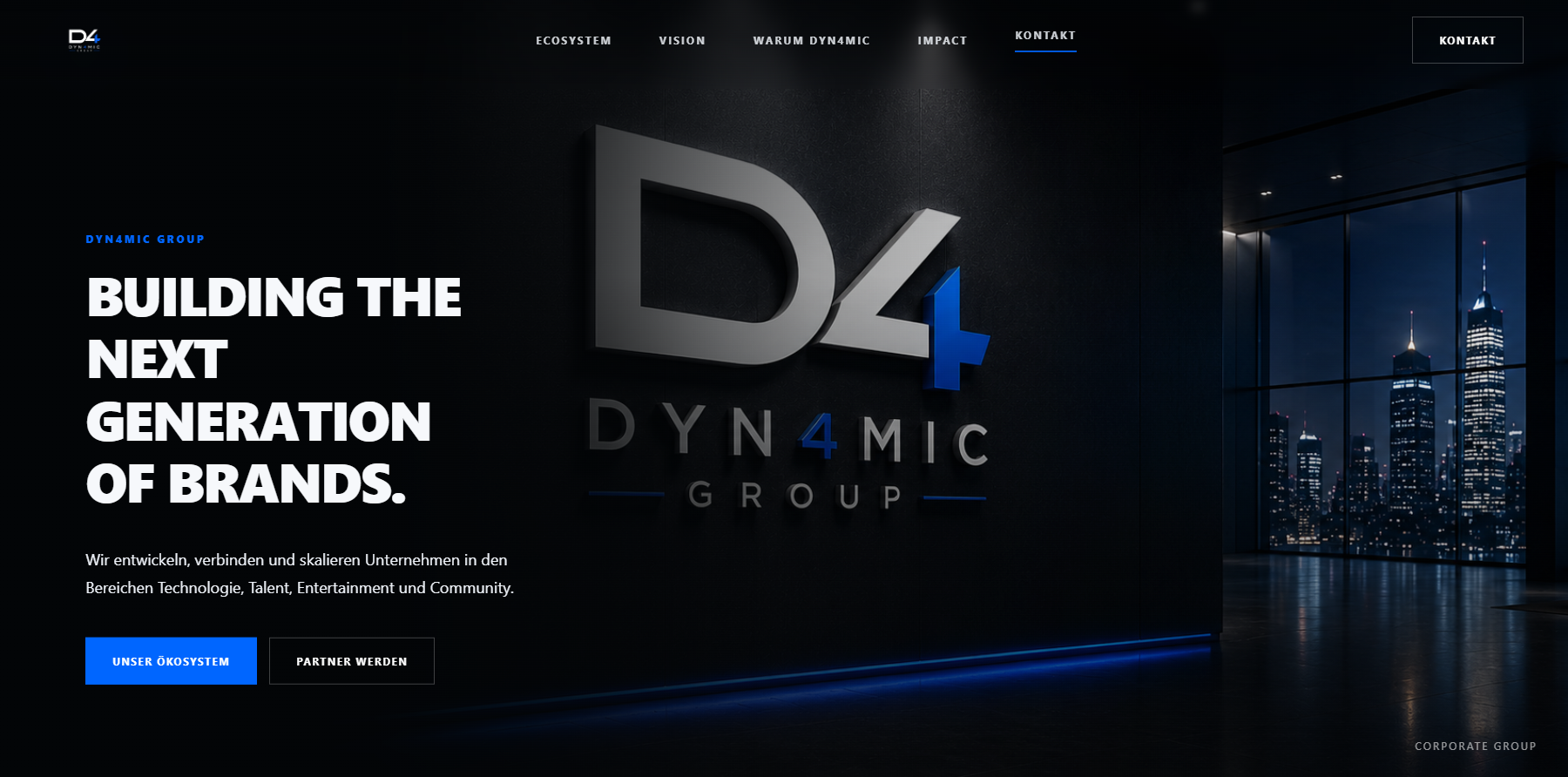 Website-Vorschau DYN4MIC Group